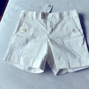 Banana Republic Martin Fit White Shorts